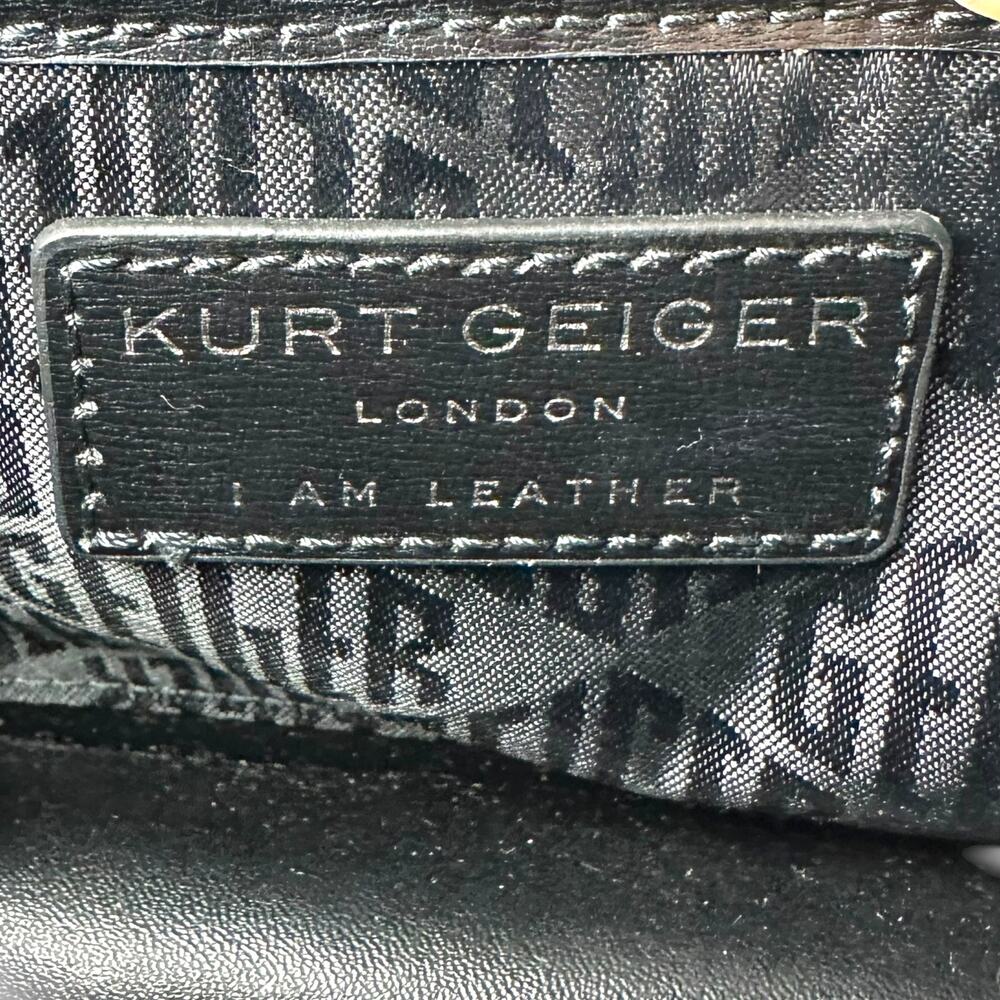 Kurt Geiger Mini Shoreditch Crossbody Body Bag Black Leopard Pony Hair - Picture 6 of 13